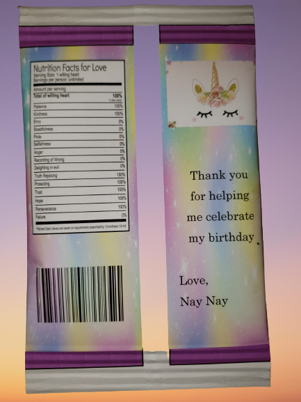 Customized chip bags
