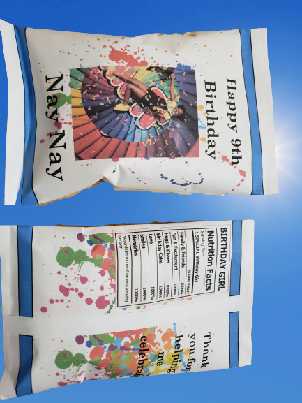 Customized chip bags