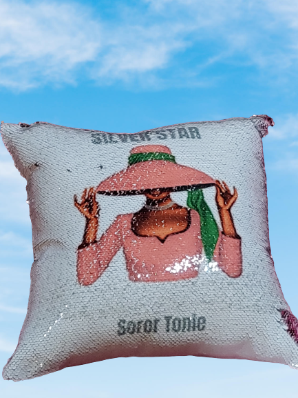 Custom Sequin Pillow