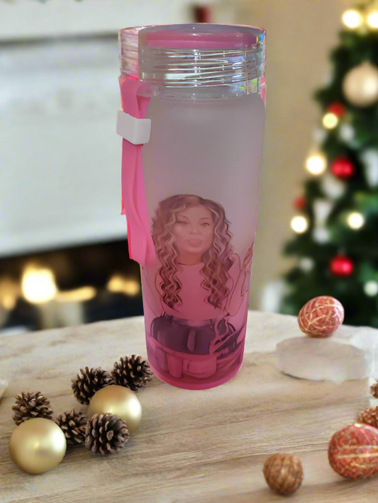 Custom Frosted Water Bottle